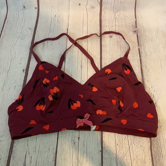 NWT Anthropologie Chiara Perano Rosy Cross back Bralette L - Picture 4 of 5